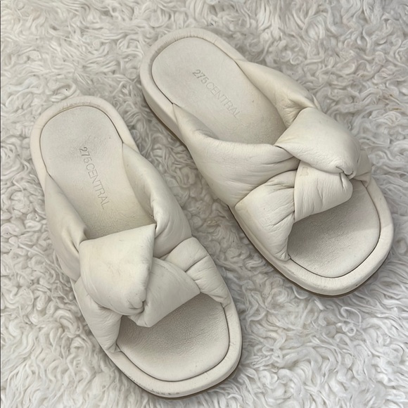275 Central Shoes - 275 Central Igor White Sandals 7.5